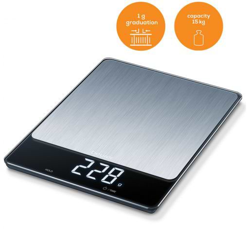 Фото - Ваги кухонні Beurer KS 34 Stainless Steel