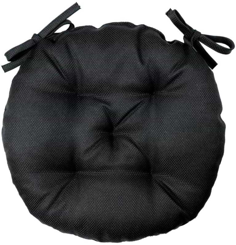 Подушка для стільця Прованс LEON чорна D40 см (038930)