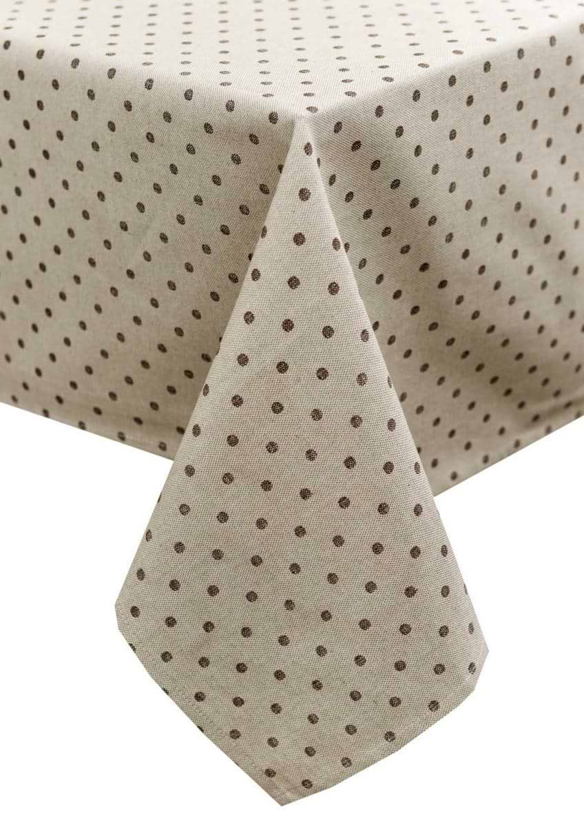 Купить Скатерть прямоугольная Прованс Горох коричневый 120х136 см (031560) - Фото 1 Скатерть прямоугольная Прованс Горох коричневый 120х136 см (031560) - Фото 1
