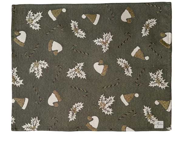 Фото - Серветка для сервірування Прованс Шапочки на зеленому 35х45 см (036838) Фото - Серветка для сервірування Прованс Шапочки на зеленому 35х45 см (036838)