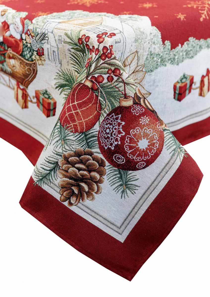 Скатерть прямоугольная Прованс гобелен PRESENT 135х240 (031319)