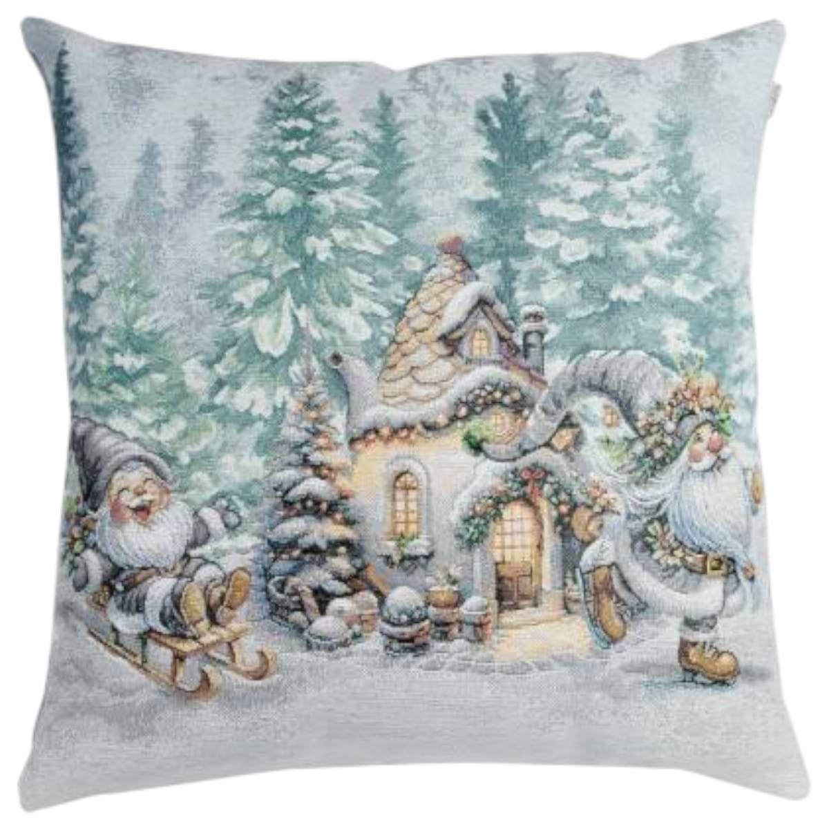 Наволочка Прованс Казкові гноми Салазки 45х45 см (038481) - Фото 1
