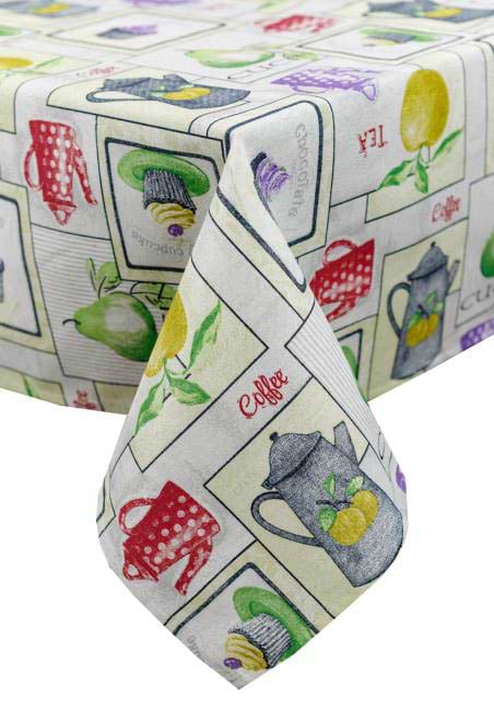 Скатертина прямокутна Прованс CUPCAKE фіолетова 136х180 см (035619)