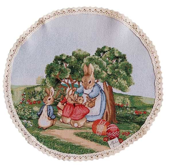 Фото - Салфетка для сервировки Прованс Лужайка D35 см (034085)