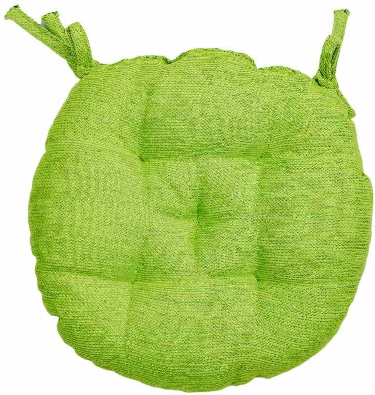 Подушка для стільця Прованс CHENILLA салатова D40 см (039026)