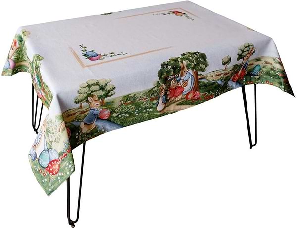 Фото - Скатерть прямоугольная Прованс Лужайка 135х300 см (034109)