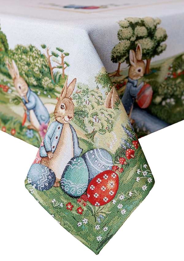 Фото - Скатерть прямоугольная Прованс Лужайка 135х300 см (034109)