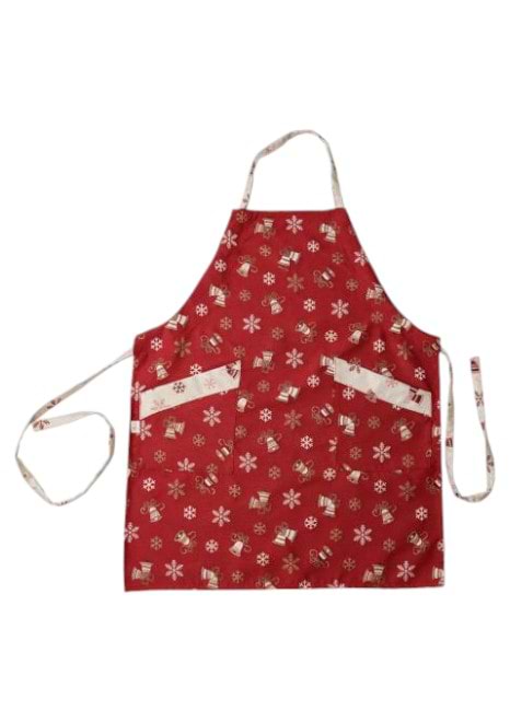 Фото - Фартук Прованс Колокольчики на красном (036876)