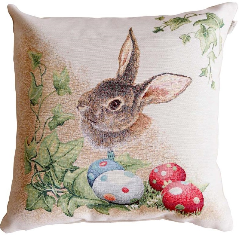 Подушка декоративна Прованс Великоднева Заєць 45х45 см (034268)