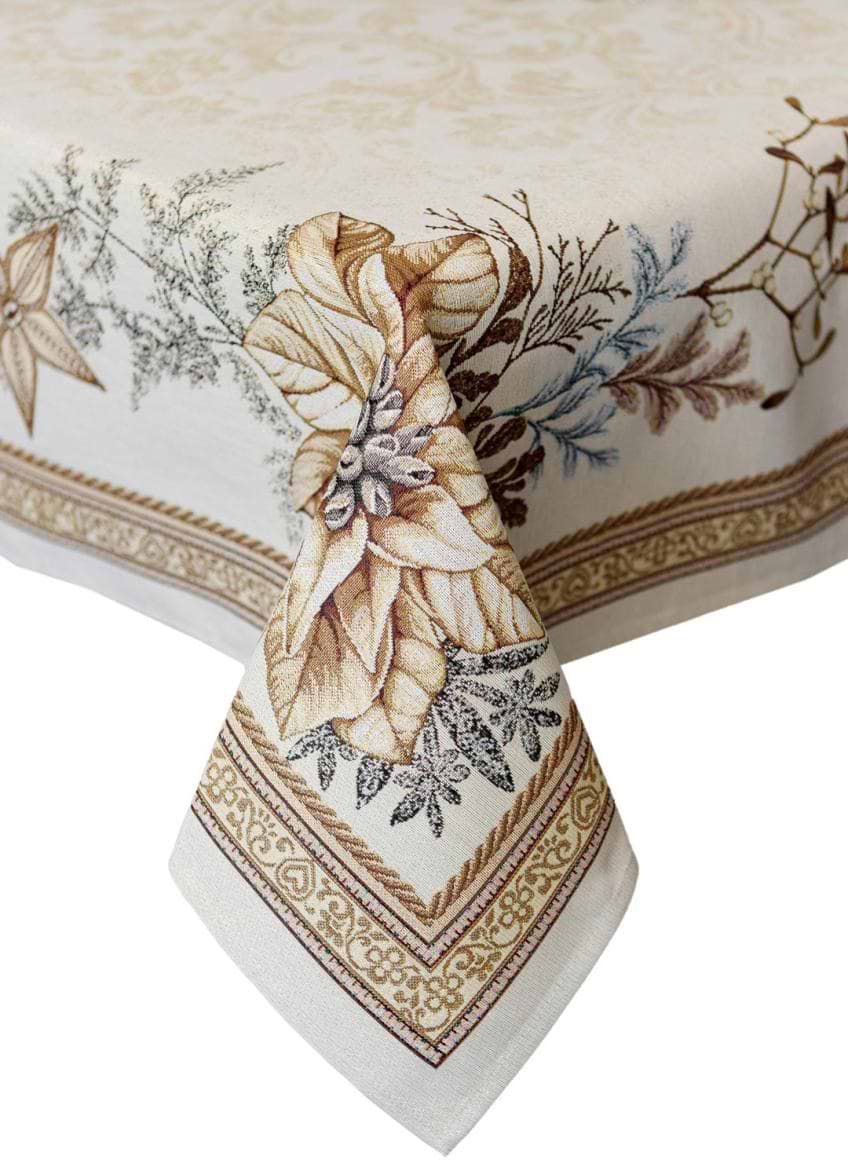 Скатерть прямоугольная Прованс Золотой праздник 135х180 см (036317)