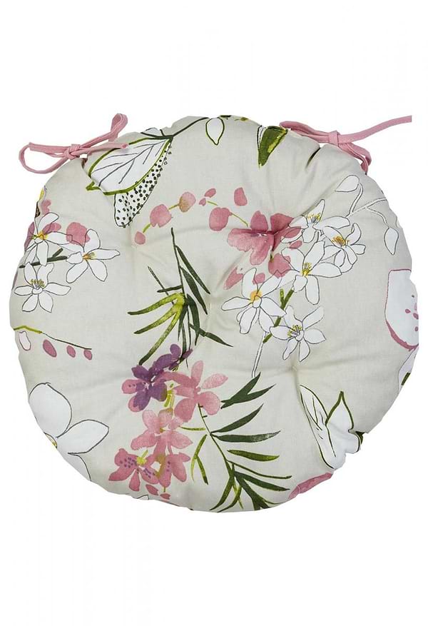 Фото - Подушка для стільця Прованс Орхідея D-40  (030946)