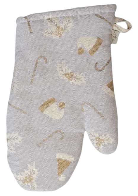 Прихватка-рукавиця Прованс Шапочки на бежевому 32х18 см (036842)