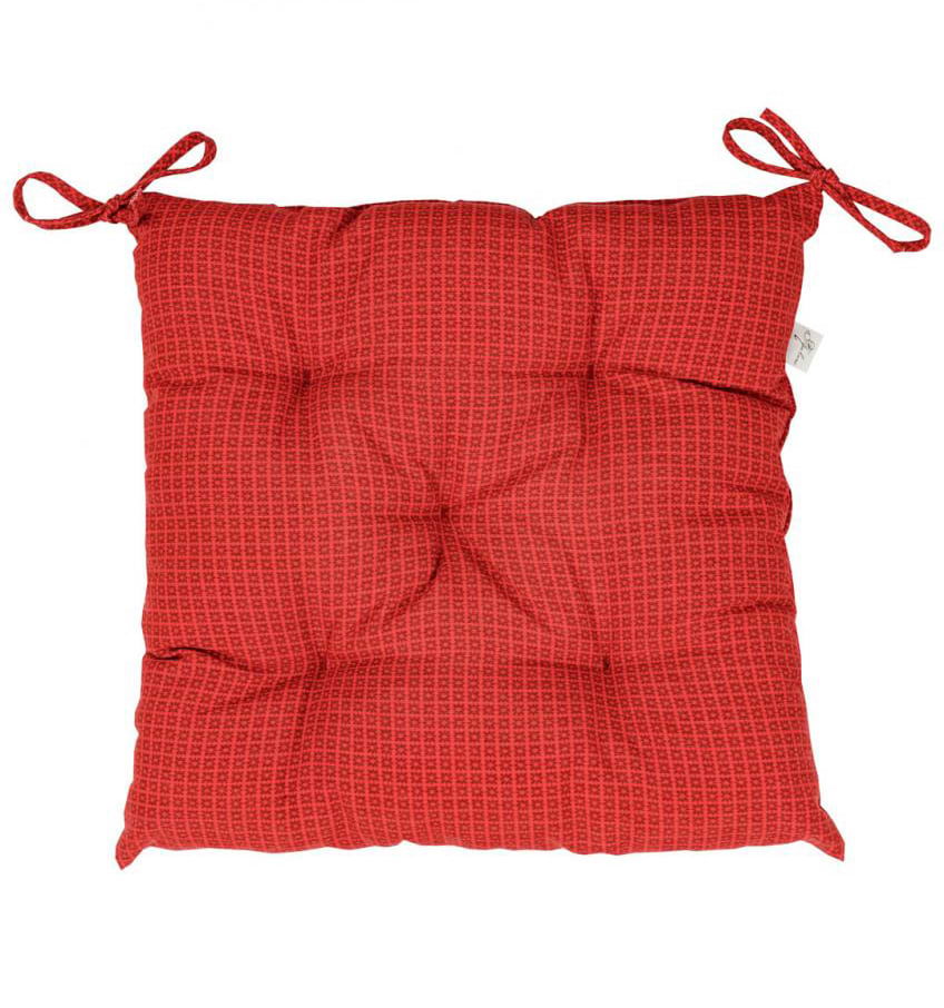 Купить Подушка для стула Прованс Merry Christmas красная 40х40 (031484) - Фото 1 Подушка для стула Прованс Merry Christmas красная 40х40 (031484) - Фото 1