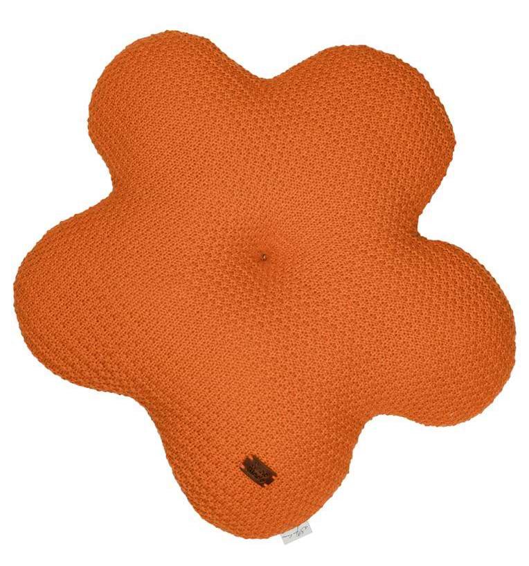 Подушка декоративна Прованс Квіточка помаранчева 40 см (033715)