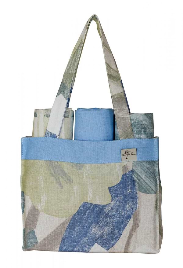 Фото - Набор полотенец Прованс Голубые Цветы в сумке, 3шт (030980)