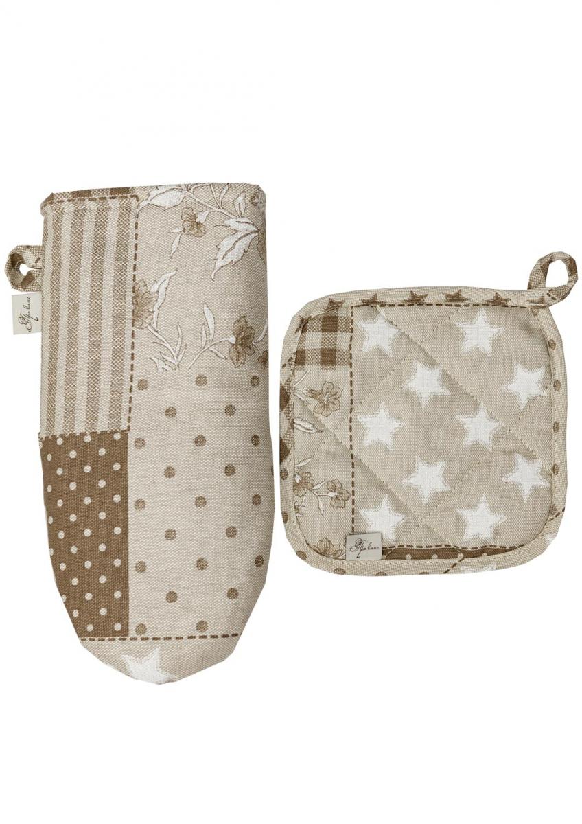 Фото - Прихватка-рукавица Прованс беж универсальный (031506)