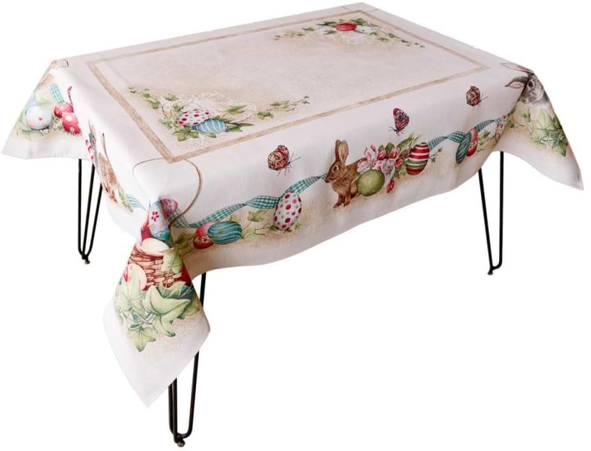 Скатертина прямокутна Прованс Великоднева Веснянка 135х140 см (034118)