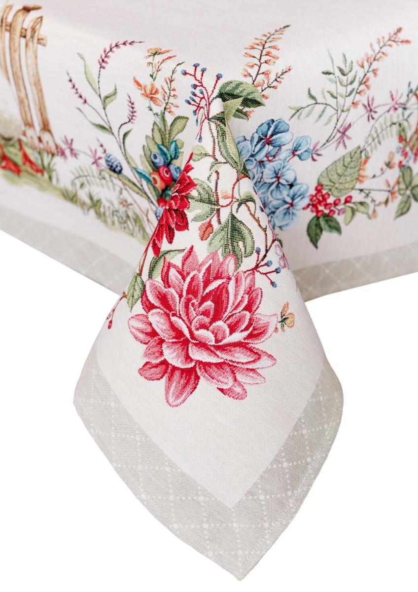 Фото - Скатерть прямоугольная Прованс Гуси 135х240 см (034099)