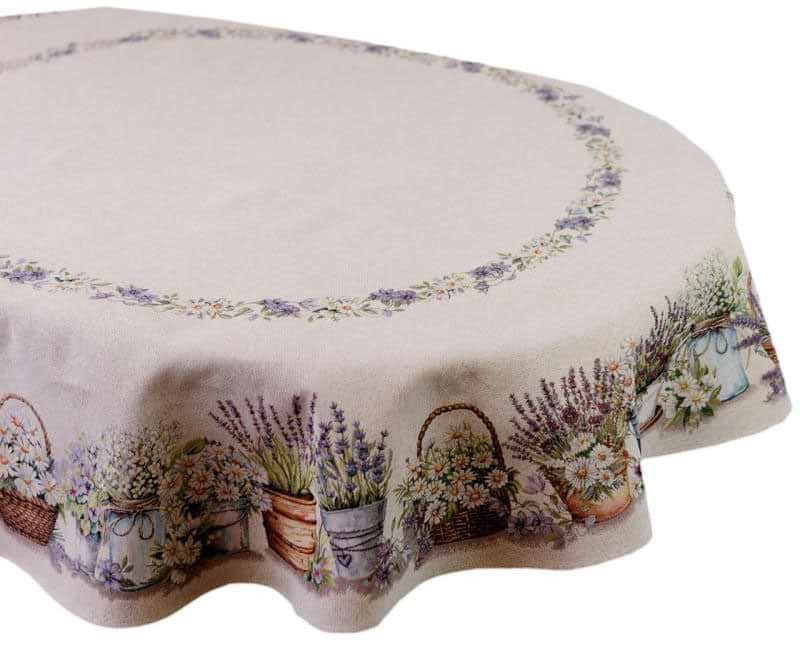 Скатертина овальна Прованс Provence 160х250 см (039128)