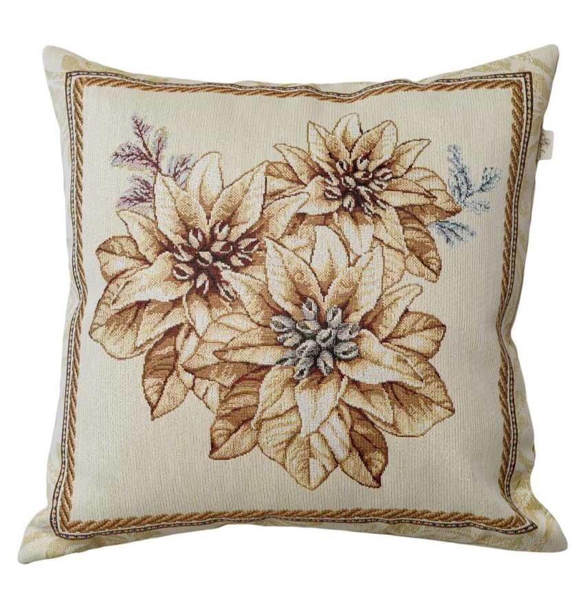 Подушка декоративна Прованс Три квітки 45х45 см (036966)