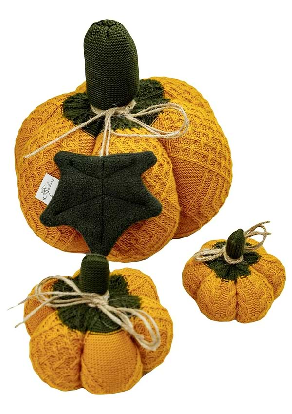 Фото - Подушка декоративная Прованс Тыква горчичная D25 см (035111)