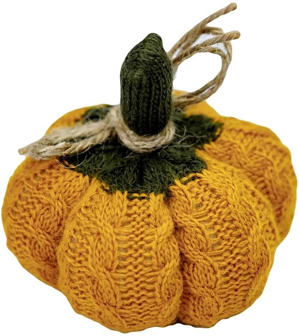 Фото - Подушка декоративная Прованс Тыква горчичная D25 см (035111)