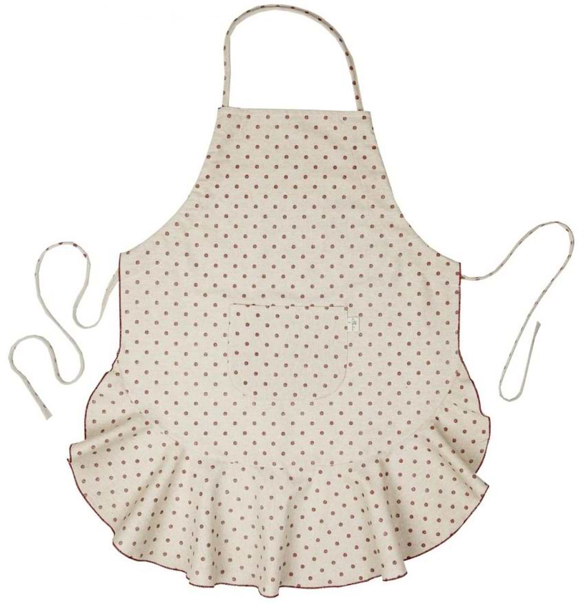 Фартух Прованс Горох бордо (031628)