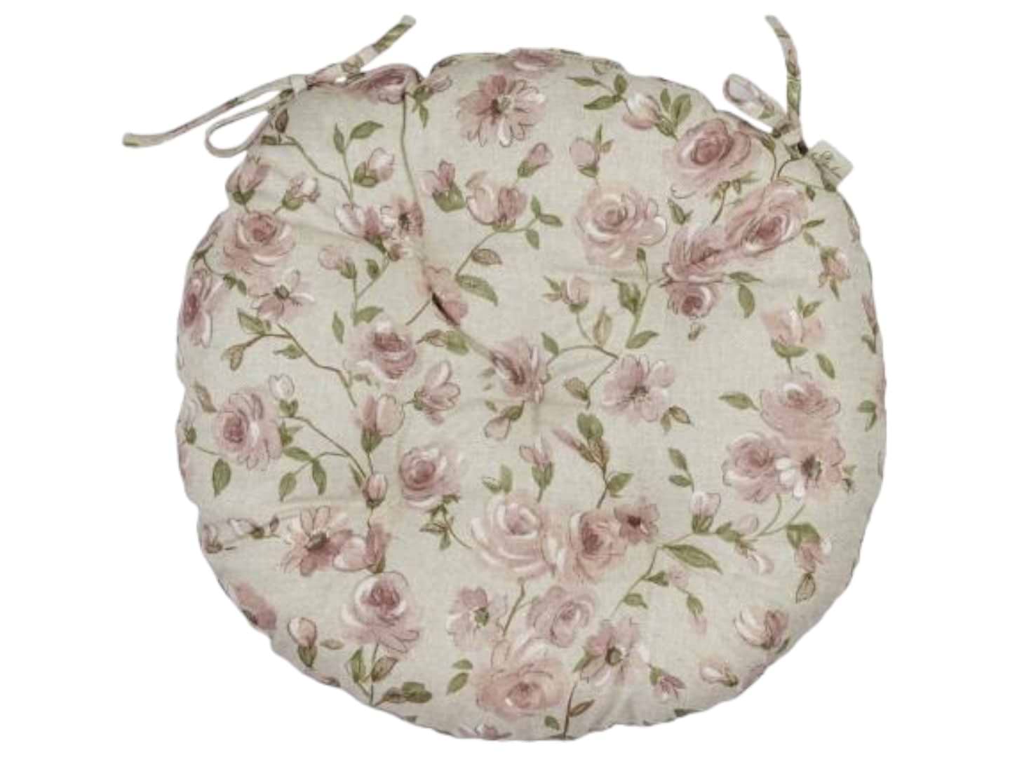 Подушка для стільця Прованс Тереза Квіточки D40 см (034529)