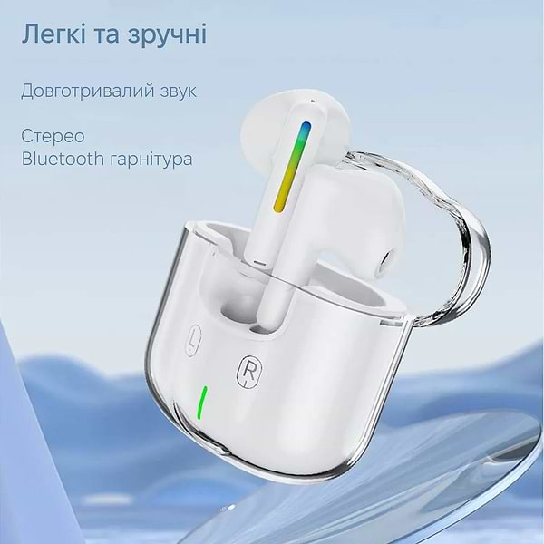 Фото - Наушники вкладыши беспроводные TWS INSPIRE E30 Silver