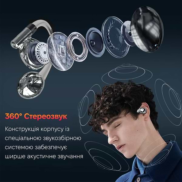 Фото - Уценка - Наушники вкладыши беспроводные TWS INSPIRE YYK-880 Black