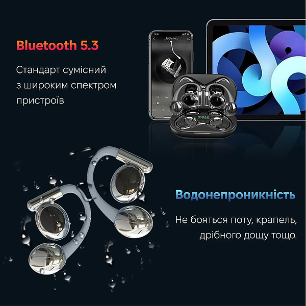Фото - Уценка - Наушники вкладыши беспроводные TWS INSPIRE YYK-880 Black