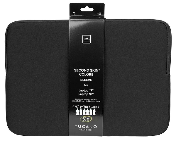Фото - Чохол для ноутбуку Tucano Colore 17-18' Black (BFC1718)