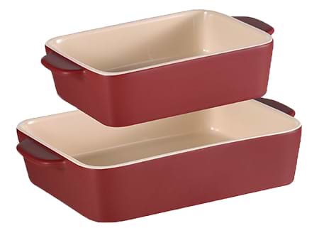 Фото - Набор форм для приготовления Bergner Maroon 2 пр. (BG-13434-RD)