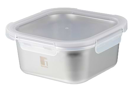 Ємність для зберігання Bergner Go Lovers 640 мл (BG-36313-GY) - Фото 1