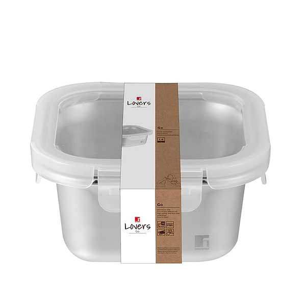 Фото - Ємність для зберігання Bergner Go Lovers 1,5 л (BG-36314-GY)