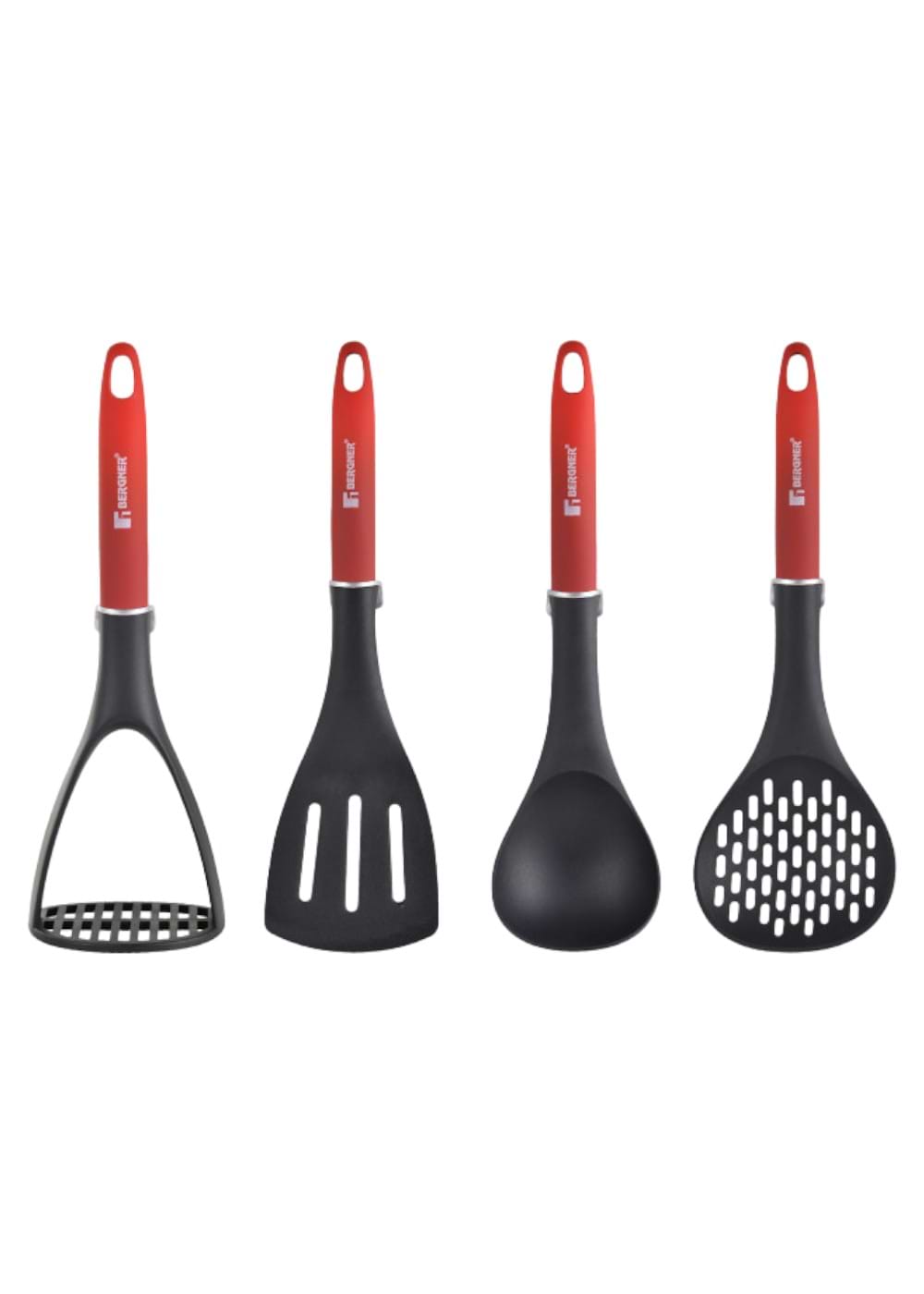 Кухарський набір приладів Bergner Classique 4 пр. (BG-41390-RD) - Фото 1