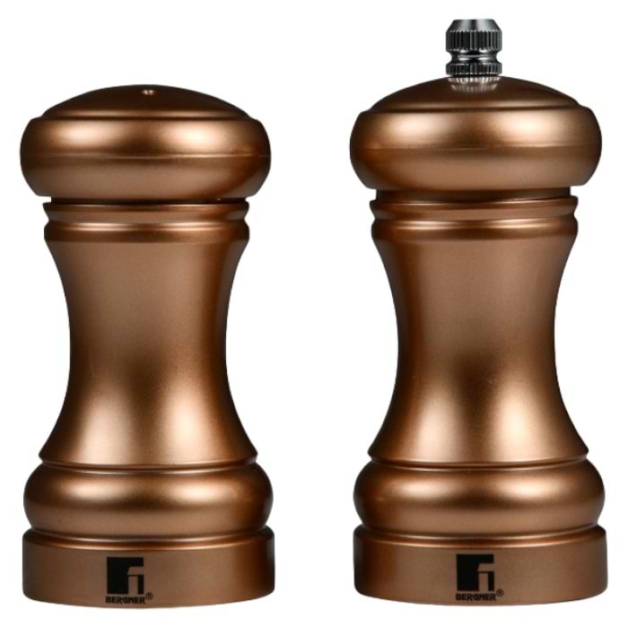 Мельница для специй Bergner Copper 2 шт. (BG-48521-CP) - Фото 1