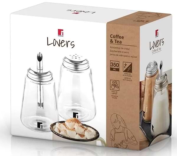 Фото - Набор емкостей для специй и приправ Bergner Coffee & tea lovers 200 мл 2 шт. (BG-48570-MM)