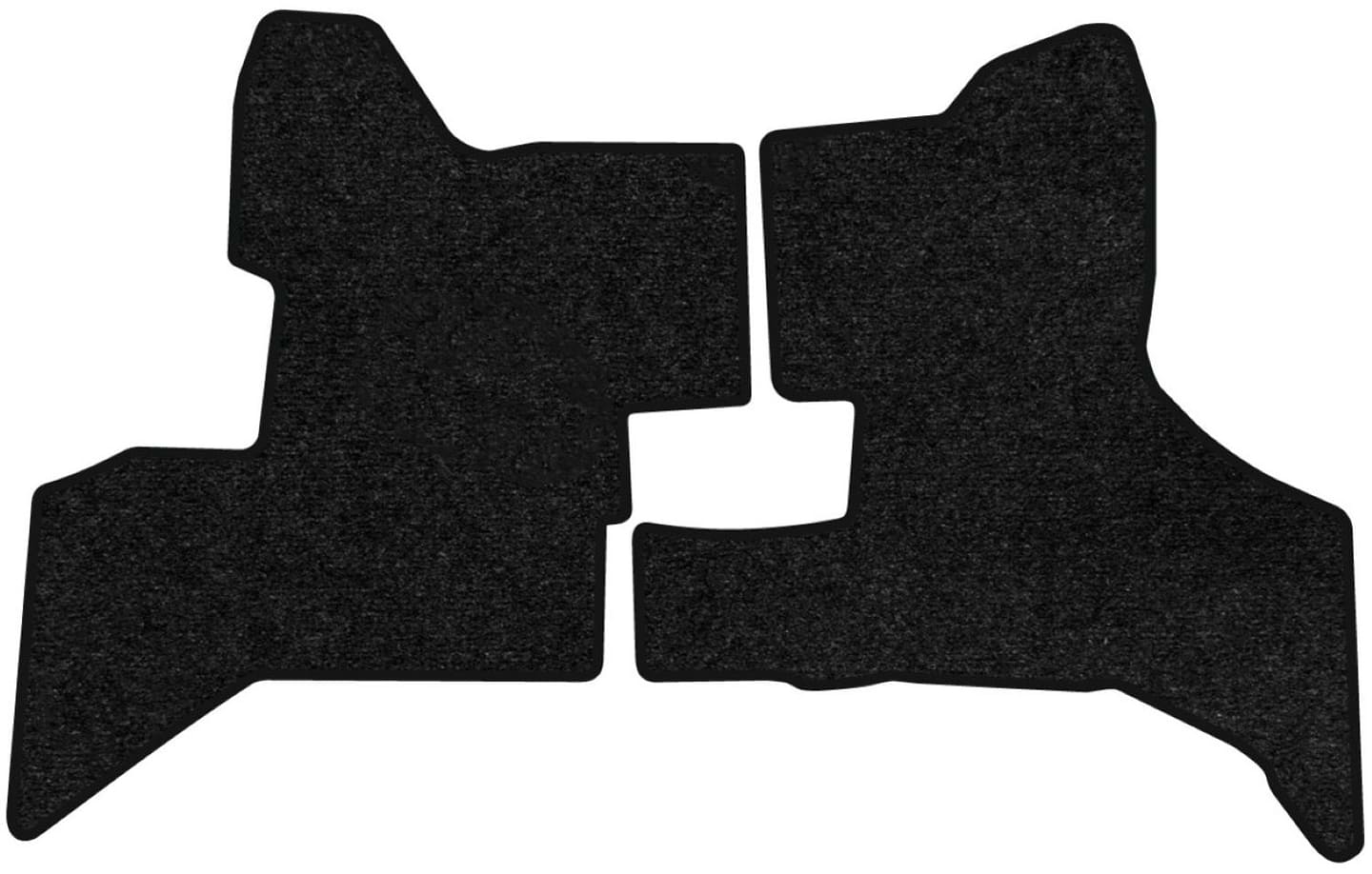 Коврики ворсовые в салон авто EVAtech Standard для Beijing EV5 2019 1 поколение Minivan China черный кант BG42289A2VEB