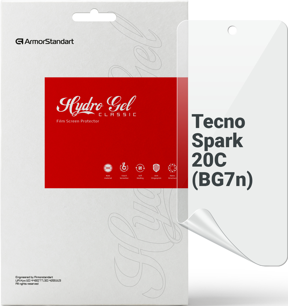 Защитная пленка для смартфона Armorstandart for Tecno Spark 20C (BG7n) (ARM73603)