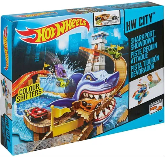 Фото - Трек Hot Wheels Полювання на акулу серії Зміни колір (BGK04)