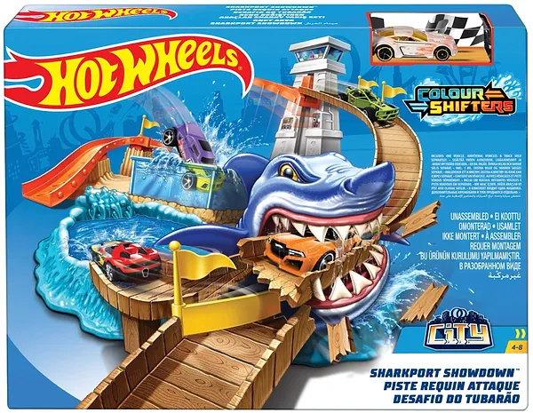 Фото - Трек Hot Wheels Полювання на акулу серії Зміни колір (BGK04)