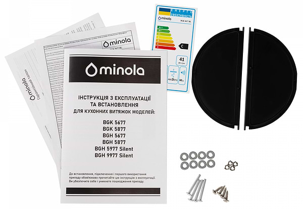 Фото - Вытяжка встраиваемая Minola BGK 5677 BL