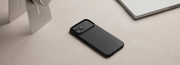 Фото - Уценка - Чехол для смартфона Pitaka Ultra-Slim Twill Black/Grey for iPhone 17 Pro Max (KI1701BPM)