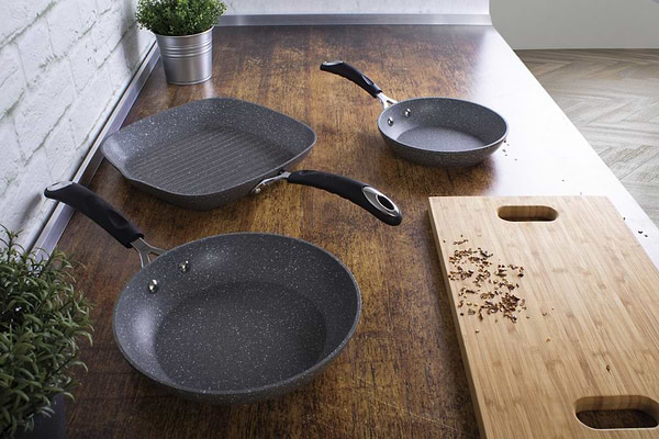 Фото - Сковорода для млинців BerlingerHaus Stone Touch Line 25 см (BH-1164N)