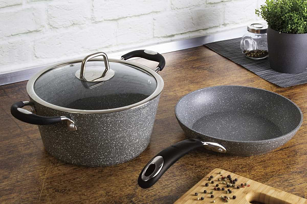 Фото - Сковорода для млинців BerlingerHaus Stone Touch Line 25 см (BH-1164N)