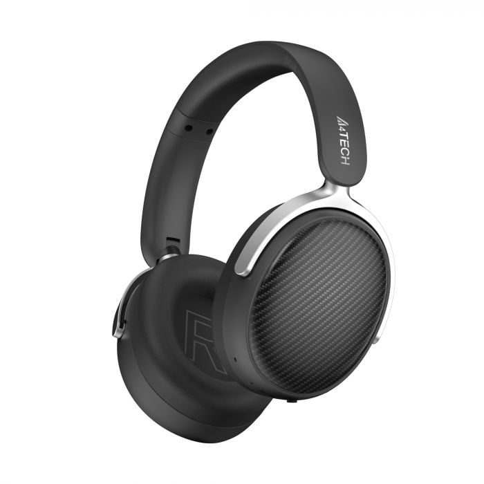 Навушники повнорозмірні бездротові A4tech Fstyler ANC Bluetooth 5.3 Wireless (BH350C Black) - Фото 1