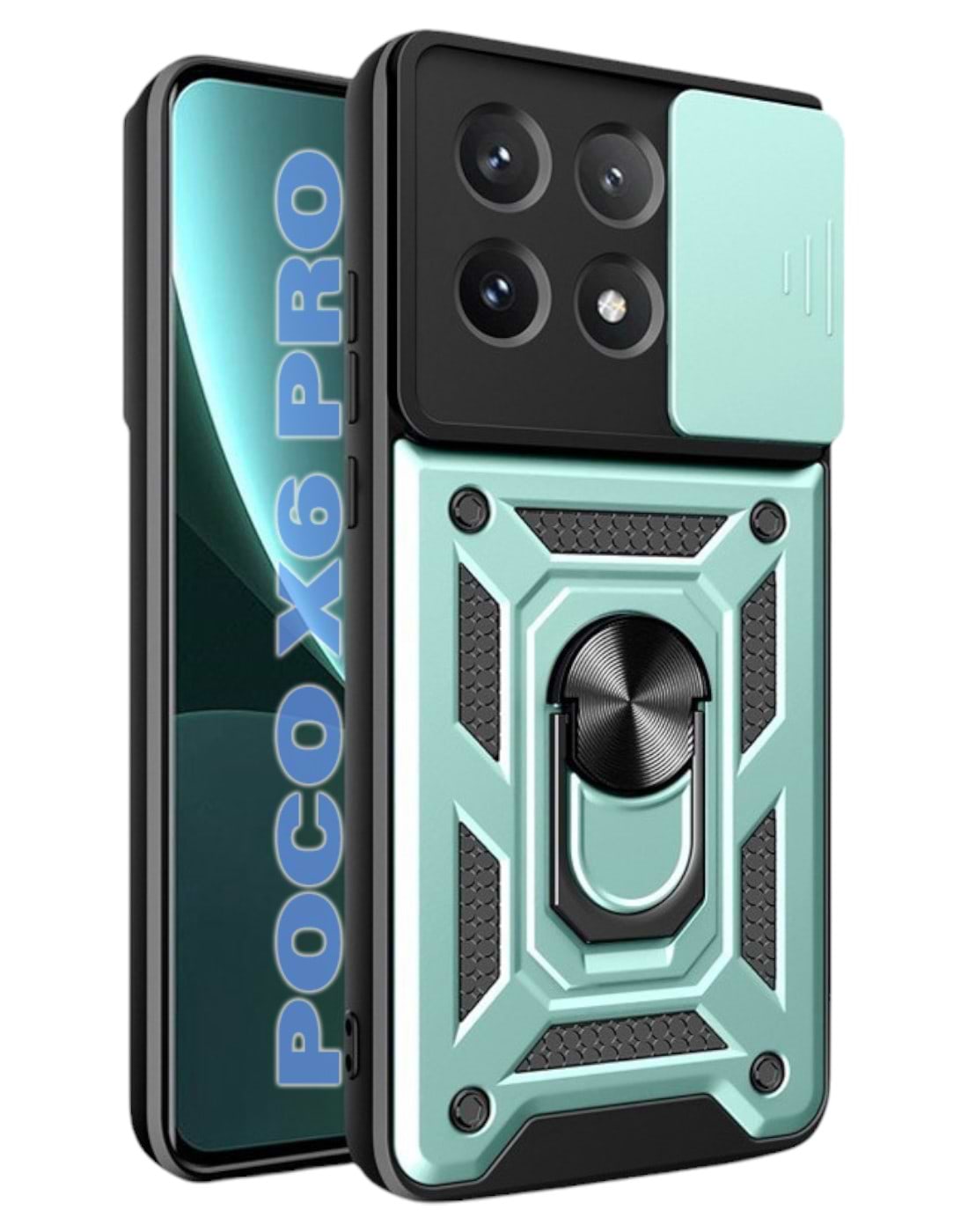 Чехол для смартфона BeCover Military for Poco X6 Pro Dark Green (711159) - Фото 1