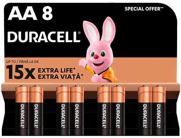 Фото - Батарейка тип AA Duracell MN1500 8шт (81267254)