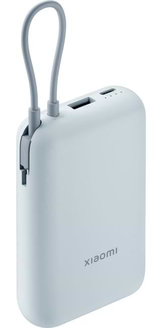 Фото - Батарея мобильная Xiaomi 10000mAh 22.5W Integrated Cable (BHR9073GL) Blue